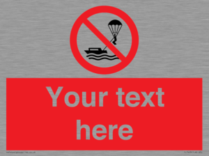 Custom No parasailing